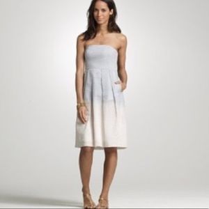 J. Crew Ombré Cotton Lorelei Dress